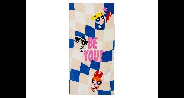 Strandhanddoek / kinderen strandponcho (Powerpuff Girls strandlaken)