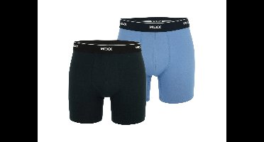 MEXX Set van 2 heren boxers (Donkerblauw/blauw, M)