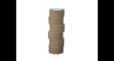 PARKSIDE Verpakkingstape, 6 rollen (Bruin)