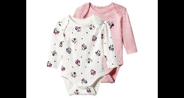 2 Baby rompers Disney (Minnie/wit/roze, 86/92)