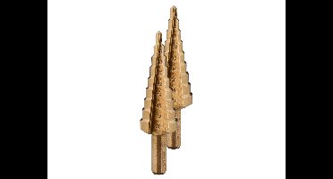 PARKSIDE PERFORMANCE Stappenboor of HSS-staalboor (Stappenboor 4-20 mm 2 stuks)