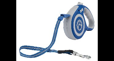 zoofari Uittrekbare hondenriem 5 m (Klein, Blauw)