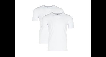 MEXX Set van 2 heren hemden of T-shirts (Ronde hals, Wit, XXL)