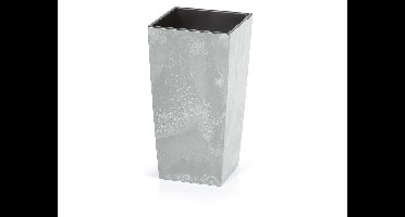 Prosperplast Bloempot (Grijs in betonlook, 40 x 40 x 75 cm)