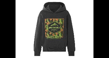 Kinder hoodie (Zwart, 122/128)