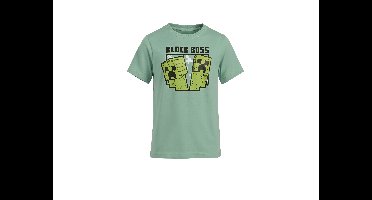 Kinder T-shirt - Minecraft of Pokémon (Groen, 158/164)