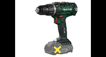 PARKSIDE Accu-schroefboormachine 20 V zonder accu en lader