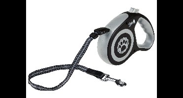 zoofari Uittrekbare hondenriem 5 m (Klein, Zwart)