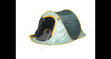 2-persoons pop-up tent (Groen/geel)