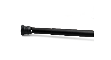 Ridder Telescopische stang voor douchegordijn 70-115 cm (Zwart)