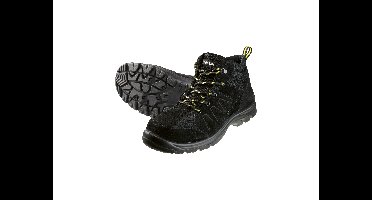 PARKSIDE Leren werkschoenen S3 met stalen neus (Hoog gesneden, Zwart, 46)