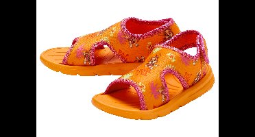 Meisjes badsandalen (Oranje/donkerroze, 27)