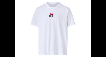 DIESEL Heren T-shirt (Wit, M)