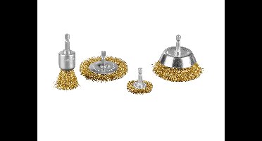 PARKSIDE Boormachinetoebehoren (Messing-draadborstel-set)