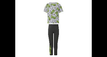 Kinder pyjama - Minecraft of Pokémon (Minecraft/grijs, 134/140)