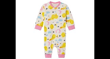 Baby slaapoverall (50/56, Wit)