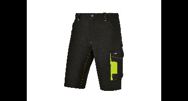 PARKSIDE Korte heren werkbroek met stretch (Zwart/geel, 56)