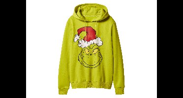 Heren kersthoodie The Grinch (Groen, S)
