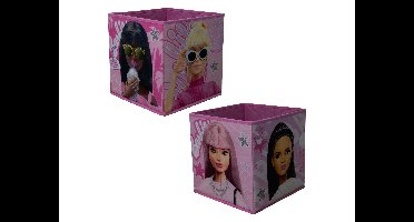 Barbie 2 opbergboxen (Lichtroze)