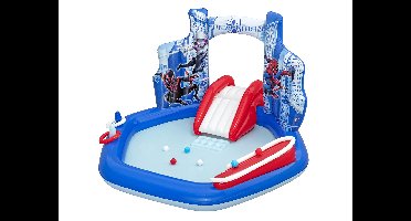 BESTWAY Opblaasbaar zwembad met glijbaan Disney of Marvel (Spiderman)