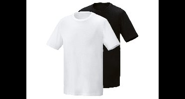 PARKSIDE Set van 2 heren T-shirts (Zwart/wit, XL)