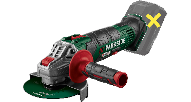 PARKSIDE Accu-haakse slijper 20 V zonder accu en lader, 125 mm