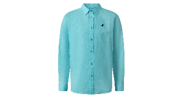 Heren overhemd (Turquoise, L)