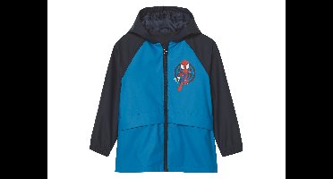 Kinder regenjas (Spidey/marineblauw, 86/92)