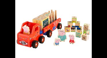 Houten vrachtwagen (ABC-vrachtwagen)