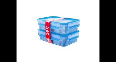 TEFAL Clip & Close vershoudbakjes (Doos van 2, rechthoekig)