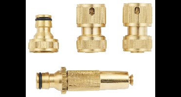 PARKSIDE Messing koppelingssysteem / messing 2-weg-verdelers (Set koppelstukken)