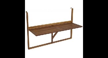 Houten balkontafel inklapbaar 120 x 44 cm