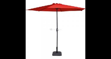 Stokparasol Gemini 300 cm rood