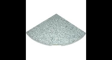 Kruisvoet graniettegel 25 kg grijs