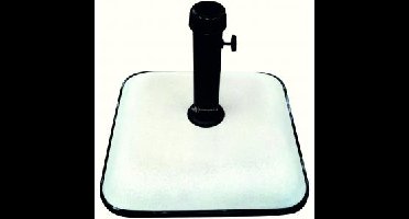 Parasolvoet beton vierkant 25 kg beige