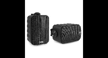 Retourdeal - Power Dynamics BGO30 speakerset 3" in/outdoor 60W - Zwart