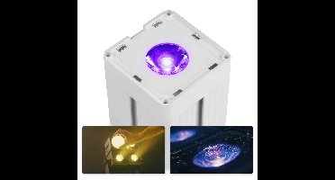 BeamZ Professional KUBE20WH - IP65 - RGBWA-UV - Uplight op accu voor