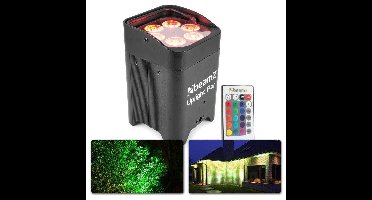 Retourdeal - BeamZ BBP96 Uplight PAR spot op accu met 6x 12W LEDs