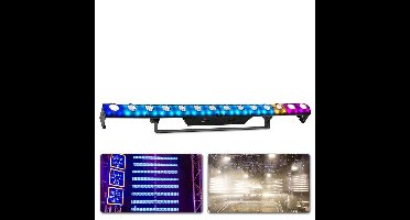 Retourdeal - BeamZ LCB14 Hybride Sunstrip LED BAR