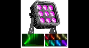 Retourdeal - BeamZ StarColor72 outdoor LED floodlight - 9x 8W RGBW