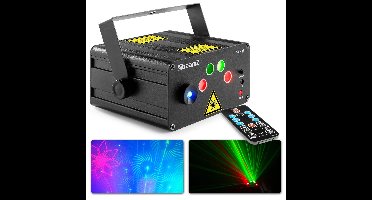 BeamZ Dahib disco laser met 2 lasers en felle blauwe LED