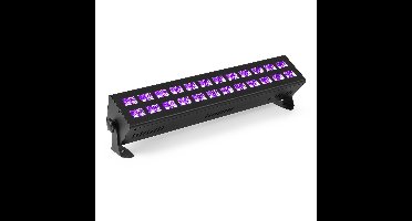 Retourdeal - BeamZ BUV243 blacklight bar - 24 x 3 Watt UV LED's - DMX