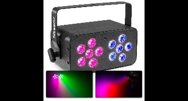 BeamZ DJ Bank 124 RGBW met 12x 4W LED's en afstandsbediening