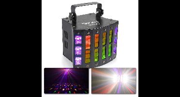 Retourdeal - BeamZ Magic1 - LED Derby, blacklight en stroboscoop in