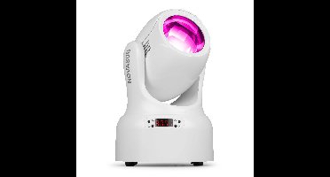 BeamZ NOVA80B-WH beam moving head met prisma - 7 kleuren en 7 gobo's -