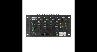 Retourdeal - Vonyx STM3025B mixer 4-kanaals met Bluetooth en USB mp3