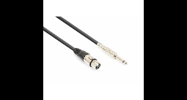 Vonyx audiokabel XLR (v) naar 6,3mm mono jack - 6 meter