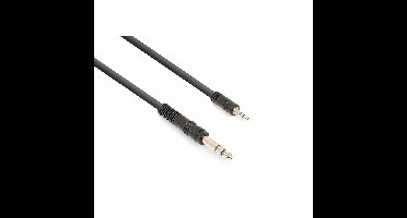 Vonyx stereo audiokabel 6,3mm jack - 3.5mm mini jack - 1.5 meter