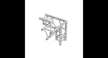 BeamZ Truss P33-C33 driehoek truss 90° 3-weg hoek - Apex down right