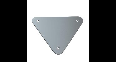 BeamZ Truss P33 driehoek truss baseplate - Zilver
